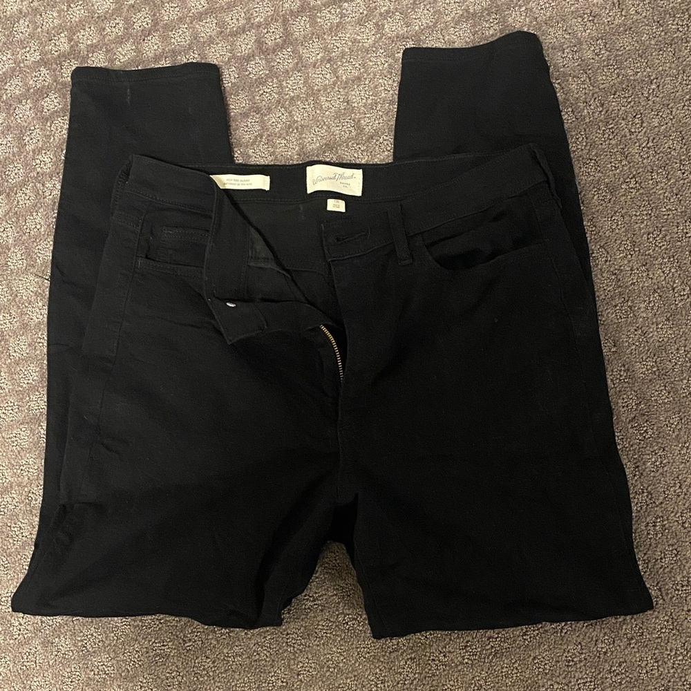 Black Women's Jeans - Universal Thread- High Rise Skinny